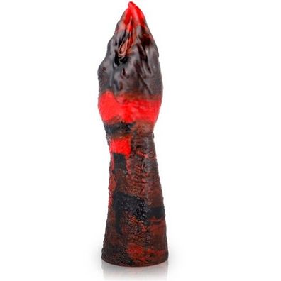Dildo EPIC LILITH - Böser Dämon-Fantasy Dildo aus Silikon, S/M/L + Gleitgel 200ml