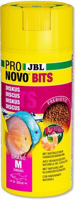 JBL ProNovo Bits Grano M 250ml Diskusfutter Futter für Diskusfische 8-20cm