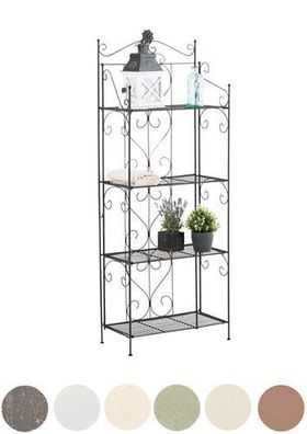 Standregal-Metallregal Antik Bücherregal Küchenregal shabby chic-versch. Farben