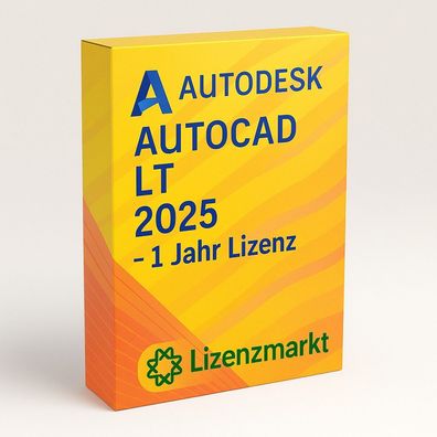 AutodAutodesk AutoCADesk AutoCAD LT 2025 - 3-Jahres-Lernversion für Windows und macOS