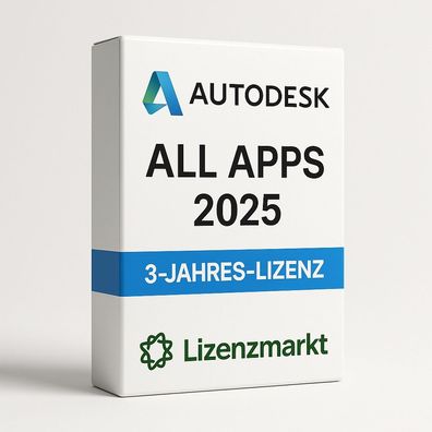 Autodesk All Apps 2025 - 3-Jahres-Lernversion für Windows & macOS