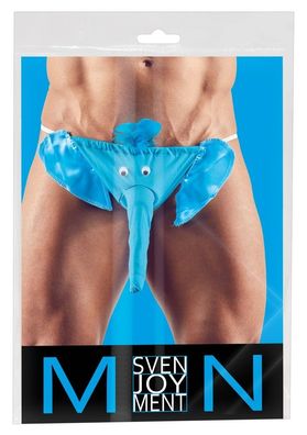 Svenjoyment (Orion) Herren String Elephant Blau Scherzstring Elefant Gr S-L
