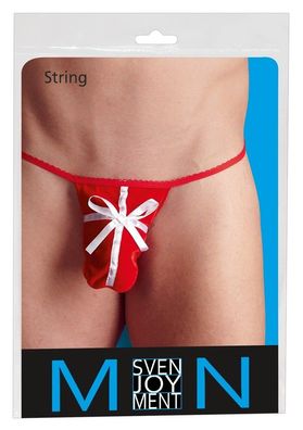 Svenjoyment (Orion) Roter String im Geschenk-Look Gr. S-L
