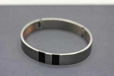 Montblanc Bracelet/ Armreif/ Stainless Steel/ Onyx / Gr. 3 / NEU