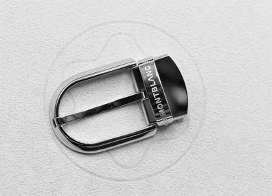 Montblanc Gürtelschnalle / Edelstahl poliert / NEU