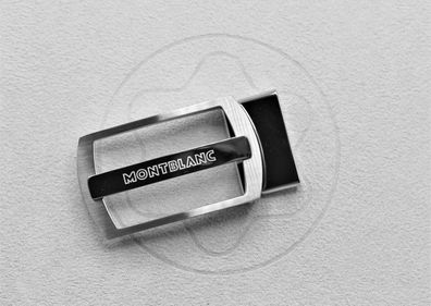 Montblanc Gürtelschnalle / Edelstahl poliert und gebürstet / NEU
