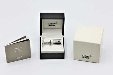 Montblanc Boheme Manschettenknöpfe / / Platiniert / / Onyx / / NEU