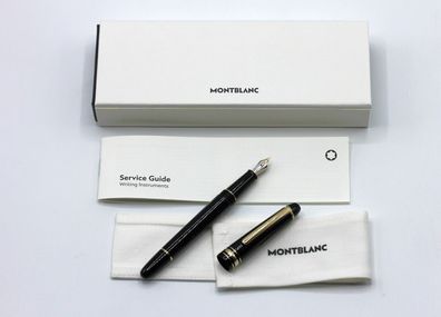 Montblanc Meisterstück 145 Füller + Tintenkonverter / Feder - M / NEU / OVP