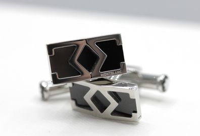 Montblanc Signature Manschettenknöpfe / Cufflinks / Schwarzer Lack 114766 / NEU