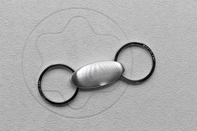 Montblanc Schlüsselanhänger / Edelstahl / Key ring / NEU