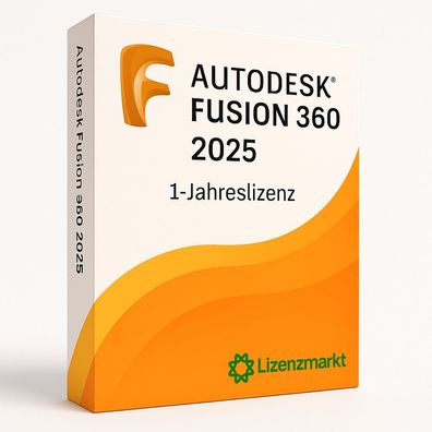 Autodesk Fusion 360 2025 1-Jahr Windows & macOS