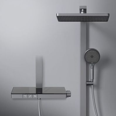 EMKE® Duschsystem Mit Thermostat Duscharmatur Regendusche Duschset Dusche