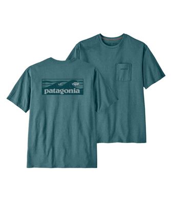 Patagonia T-Shirt Pocket Responsibili wetland blue - Größe: XL