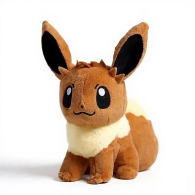 Evolie Plüschtier 20 cm - Pokémon Kuscheltier - Weiches Spielzeug für Kinder
