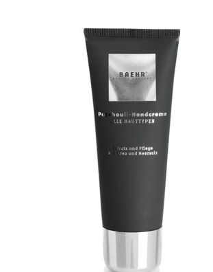 Pedibaehr -Baehr - Patchouli-Handcreme 75 ml spendet intensiv Feuchtigkeit