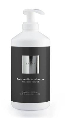 Pedibaehr -Baehr - Patchouli-Handcreme 500 ml spendet intensiv Feuchtigkeit