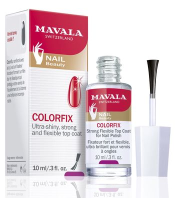 MAVALA - Colorfix - ultraglänzender, starker und flexibler Überlack - Vegan - 10 ml