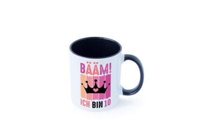10. Geburtstag | 10 Jahre | Bääm ich bin 10 | Krone Tasse - Geschenk