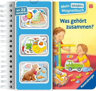 Mein großes Magnetbuch - Was gehört zusammen? | Mit 22 Magneten | Nahrgang