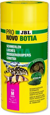 JBL ProNovo BOTIA TAB M 1000ml Futter für Saugschmerlen Flossensauger Dornaugen uvm