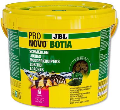 JBL ProNovo BOTIA TAB M 5,5 Lite Futter für Saugschmerlen Flossensauger Dornaugen uvm