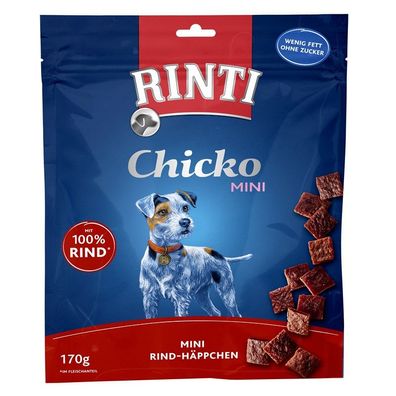 Rinti Chicko Mini Kleine Stückchen aus Rind 9 x 170g