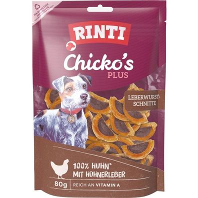 Rinti Chicko Plus Leberwurstschnitte 12 x 80g