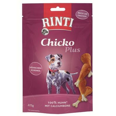 Rinti Chicko Plus Hähnchenschenkel mit Calciumbone 9 x 225g