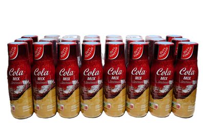 24 Flaschen Gut &Günstig Getränkesirup Cola Mix Sirup Konzentrat Sprudler 500ml