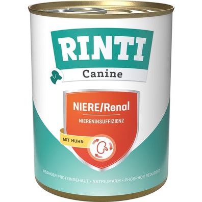 Rinti Dose Canine Niere / Renal Huhn 12 x 800g
