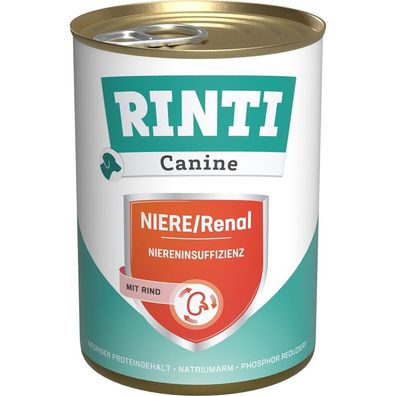 Rinti Dose Canine Niere / Renal Rind 12 x 400g