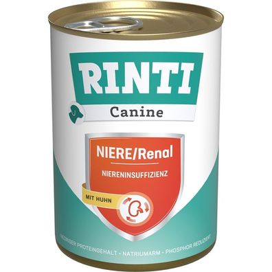 Rinti Dose Canine Niere / Renal Huhn 24 x 400g