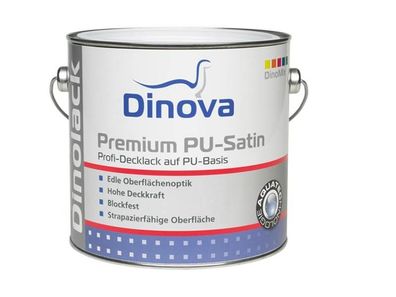 Dinova Premium PU Satin D-42 - 2,5 Liter weiß