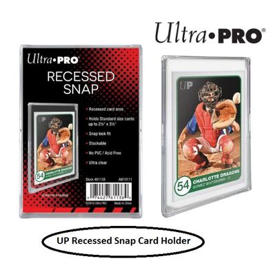 Ultra Pro Recessed Snap Card Holder