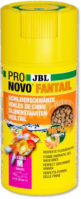 JBL ProNovo Fantail Grano M 100ml Futter für Goldfische Schleierschwänze