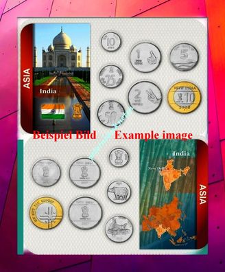 Indien / India KMS. 1988-2010 Unc. im Blister 6695#