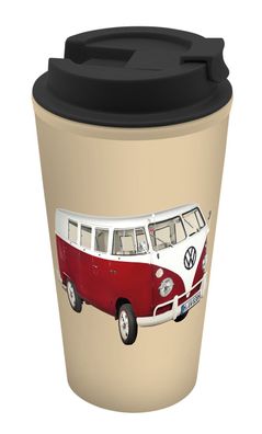 Coffee to go Becher VW Classic rot 400ml 15732