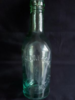 Glasflasche Brunnenversand Bad Freienwalde