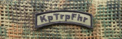 Ärmel-Patch: "KpTrpFhr", Kompanietruppführer