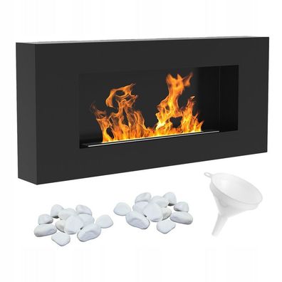 Wandkamin Bioethanol DELTA2 FLAT TÜV Biokraftstoff