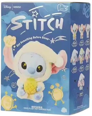 Stitch Eat Something Before Sleep Vinyl-Anhänger - Labubu Style
