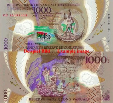 Vanuatu 1.000 Vatu 2014 Unc.P. 13 61495#