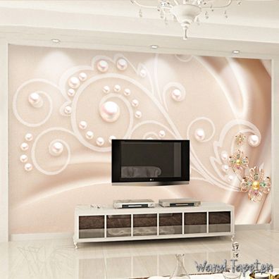 Vlies Fototapete Wandtapete Wandbilder Schmuck High-End-Edelsteinperlen 3625