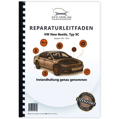 VW New Beetle 9C (97-10) Instandhaltung Inspektion Wartung Reparaturanleitung