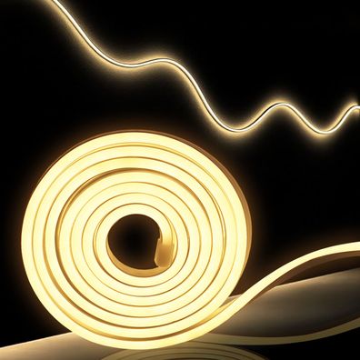 900 LED SMD Lichterschlauch - warmweiß - 10m / IP44