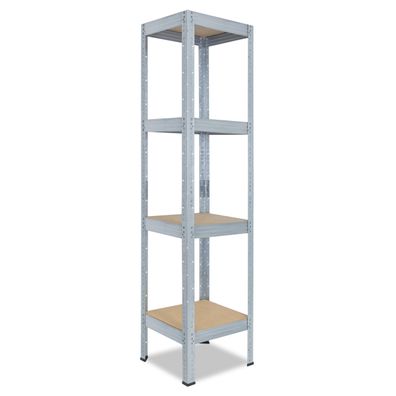 shelfplaza PRO 200x50x50 cm Schwerlastregal verzinkt mit 4 Böden