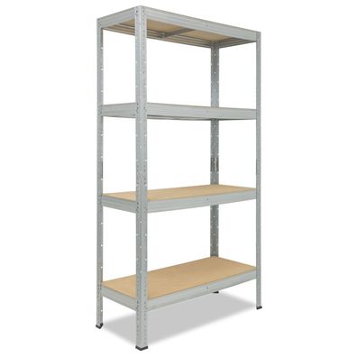 shelfplaza PRO 200x100x40 cm Schwerlastregal verzinkt mit 4 Böden