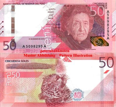 Peru 50 Soles 2019 Unc P. New 61975#
