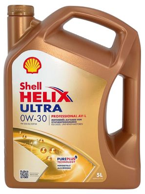 Shell Helix Ultra Professional AV-L 0W-30 5 Liter