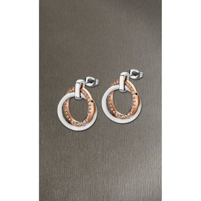 Steel earrings with crystals LS1780-4 / 2